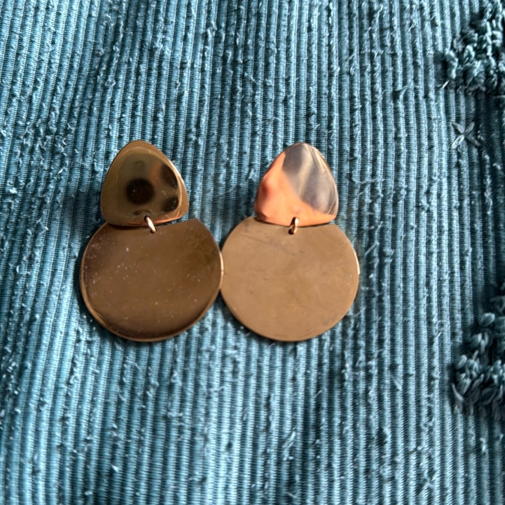 Target gold earrings